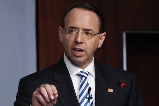 Rod Rosenstein, US-Vize-Justizminister, der eine wichtige Rolle bei der Russland-Untersuchung gespielt hat, verlässt seinen Posten.