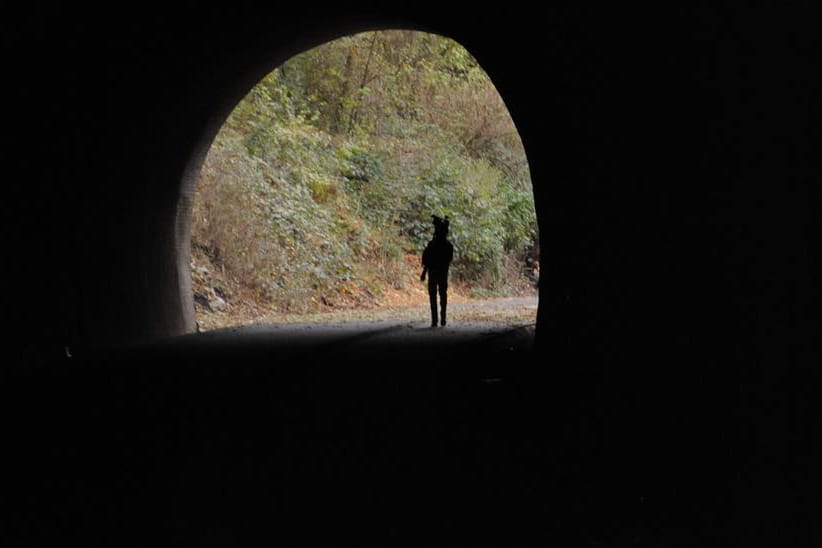 Der Tunnel könnte zukünftig als Fahrradtrasse genutzt werden.