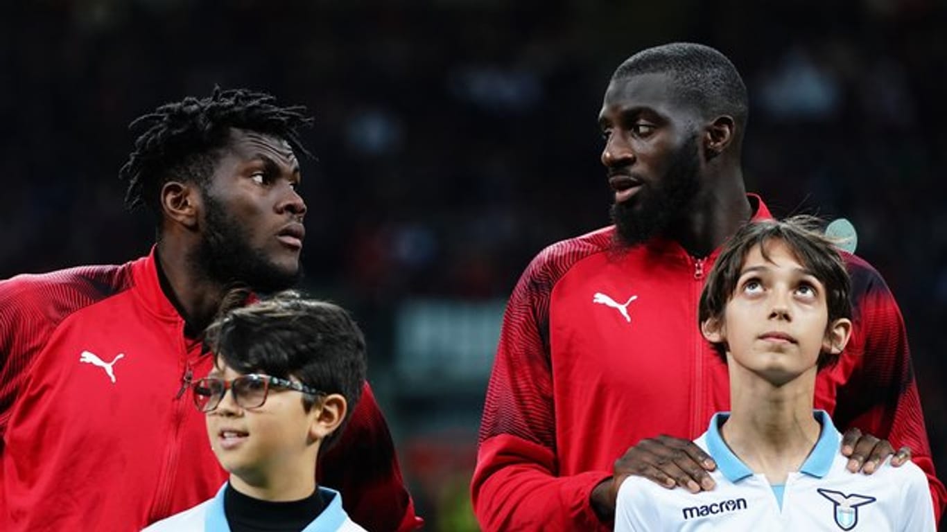 Tiemoué Bakayoko und Franck Kessié vom AC Mailand wurden von Lazio-Fans rassistisch beleidigt.