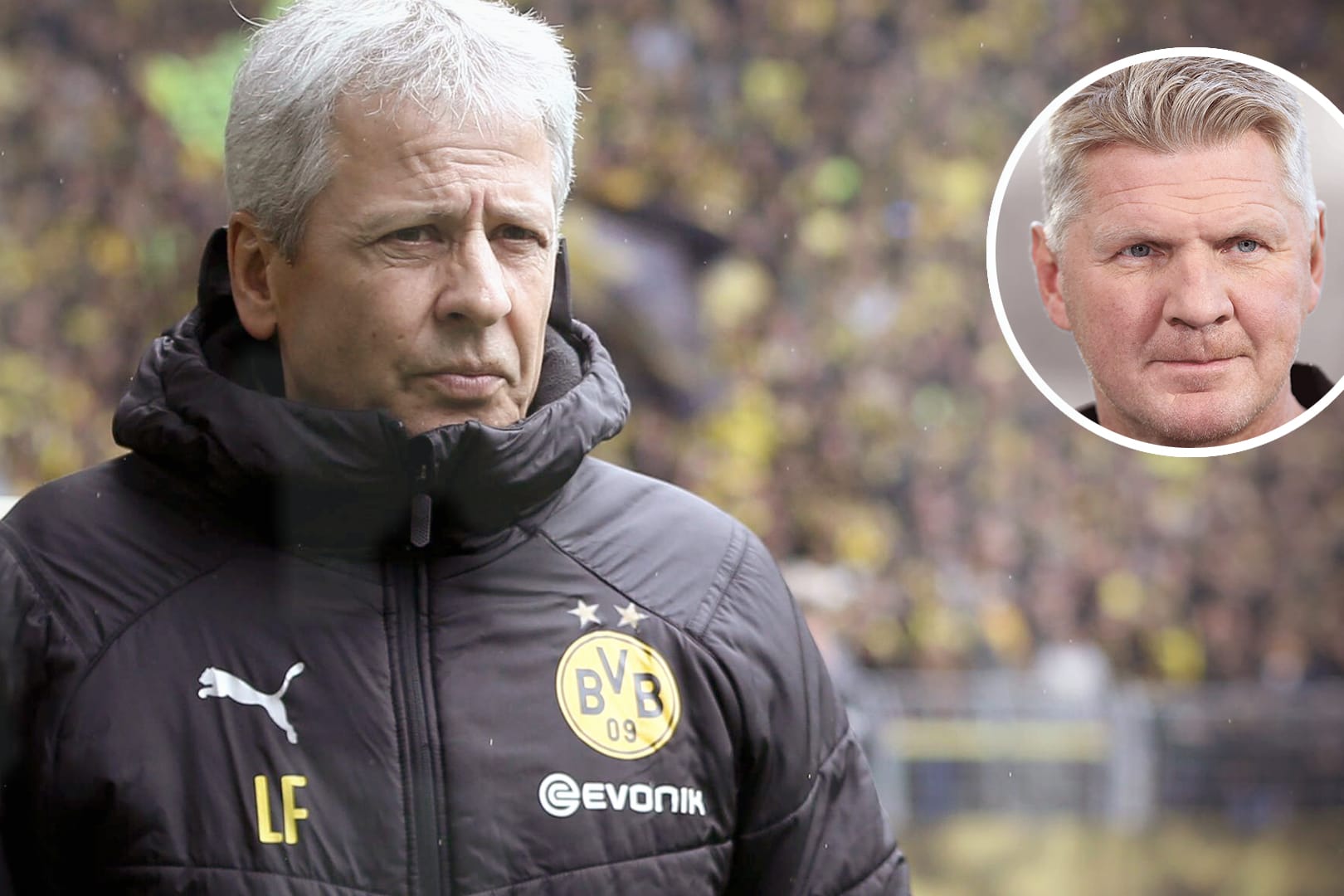 BVB-Trainer Lucien Favre hat am Samstag den Meisterkampf aufgegeben. Am Sonntag war die Chance plötzlich wieder da.