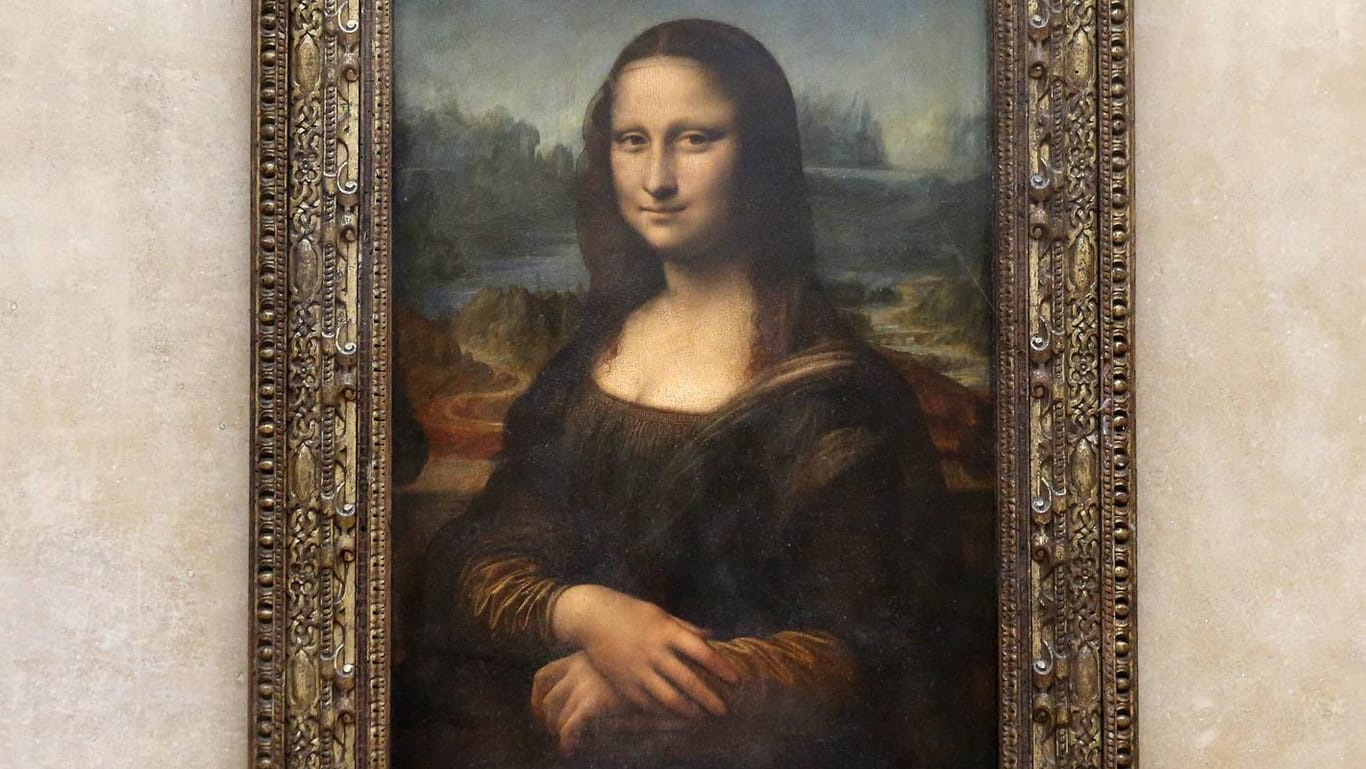 Gut geschützt hinter dem Glaskasten: Die Mona Lisa wird so vor Feuchtigkeit und Temperaturschwankungen geschützt. Auch vor den Besuchern muss das Ölgemälde geschützt werden.
