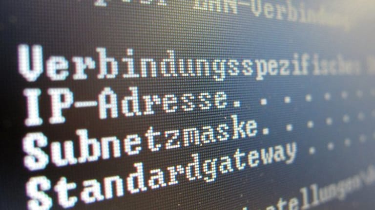 IP-Adresse und andere Netzwerkdaten auf einem Bildschirm: Hacker haben die Stuttgarter IT-Firma Citycomp angegriffen.