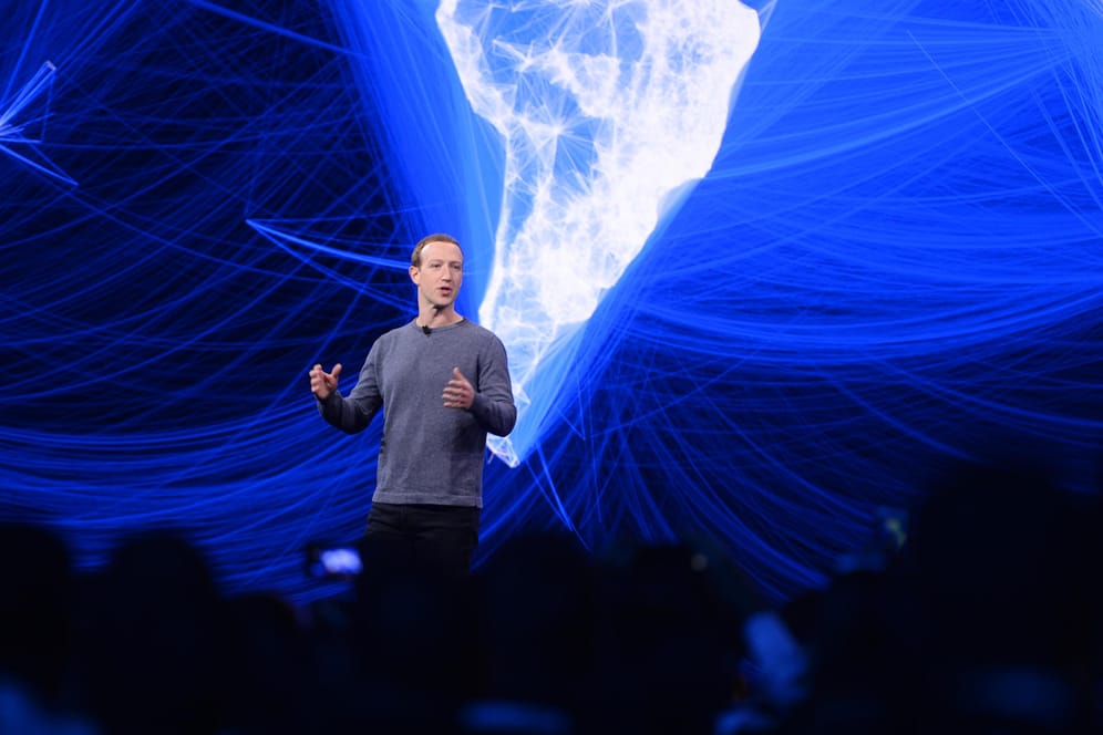Facebook-Entwicklerkonferenz F8: CEO Mark Zuckerberg auf der Bühne