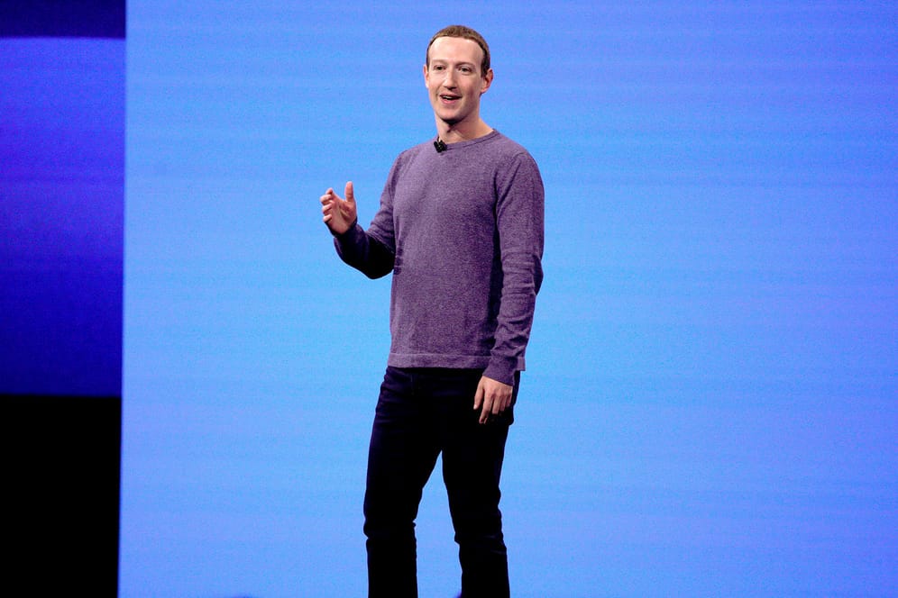 Mark Zuckerberg bei der Facebook Developer Konferenz in San Jose: Der Gründer des Online-Konzerns verspricht mehr Privatsphäre bei Facebook Messenger.
