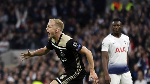 Brachte Ajax in Tottenham in Führung: Donny van de Beek.