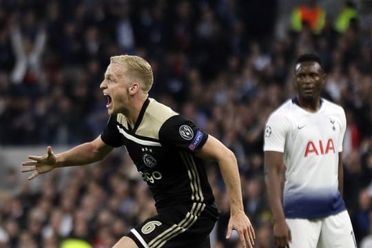 Brachte Ajax in Tottenham in Führung: Donny van de Beek.