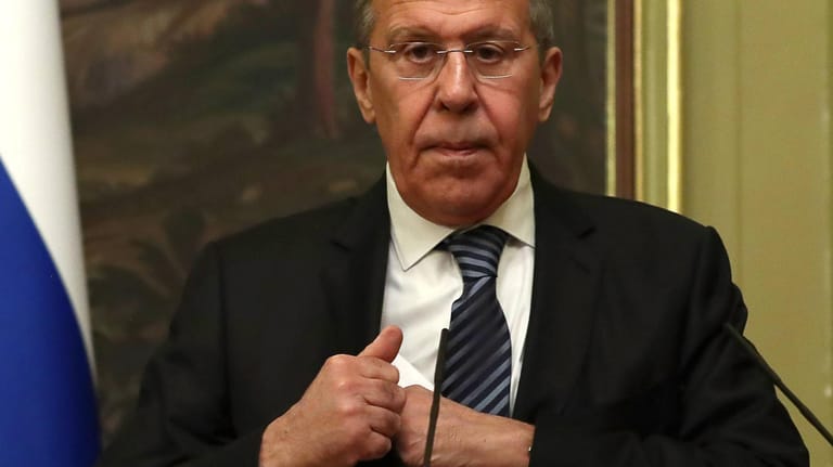 Sergej Lawrow: Russlands Außenminister kritisiert die Äußerungen seines amerkianischen Kollegen Pompeo scharf. Eine US-Intervention in Venezuela sei rechtswidrig.