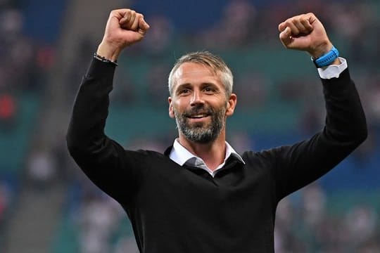 Trainer Marco Rose kann am Sonntag mit Salzburg das Double klarmachen.