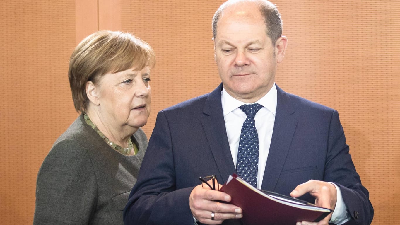 Bundeskanzlerin Angela Merkel und Finanzminister Olaf Scholz: Wird die Grundsteuerreform zur Belastungsprobe für die große Koalition?