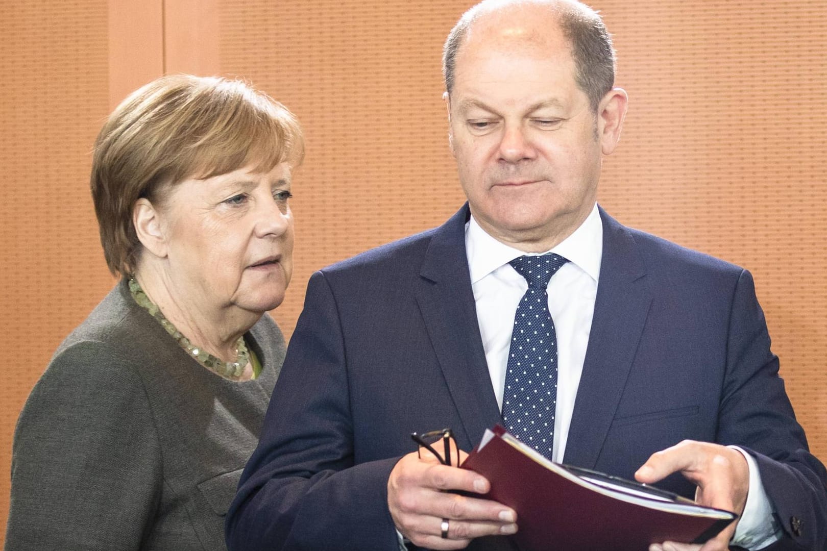 Bundeskanzlerin Angela Merkel und Finanzminister Olaf Scholz: Wird die Grundsteuerreform zur Belastungsprobe für die große Koalition?