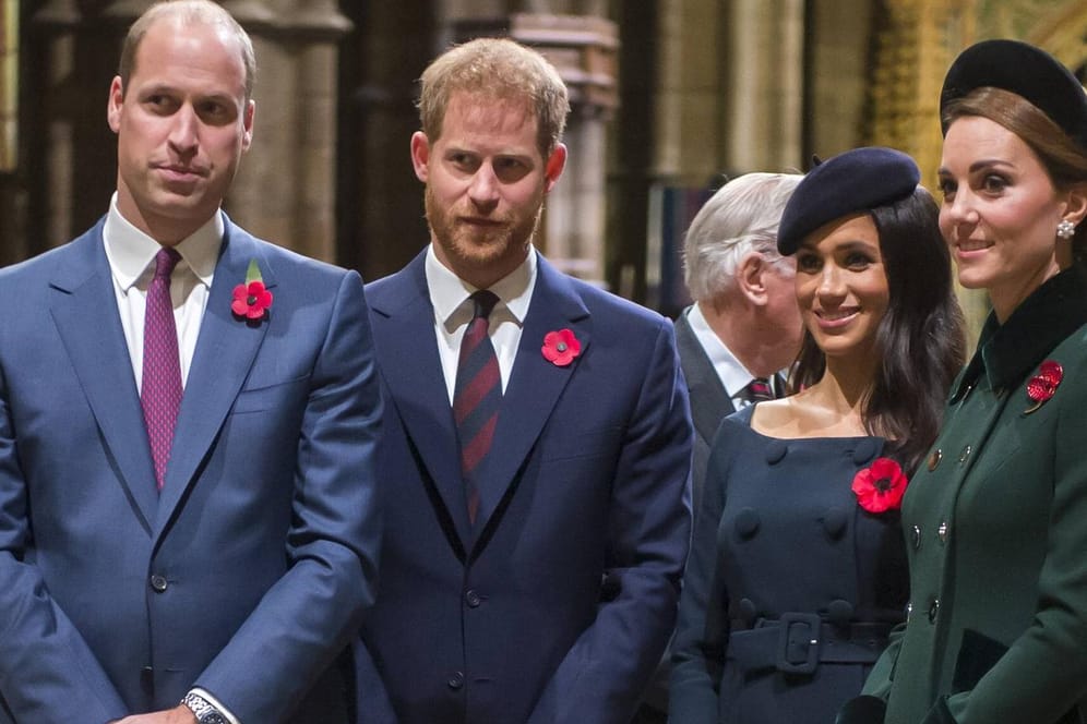 Prinz William, Prinz Harry, Herzogin Meghan und Herzogin Kate: Auf Instagram sind sie nicht mehr be