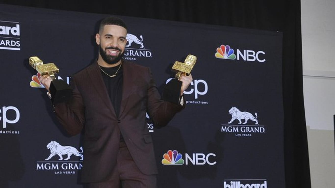 Der kanadische R&B-Star Drake räumte bei den Billboard Music Awards 2019 richtig ab.