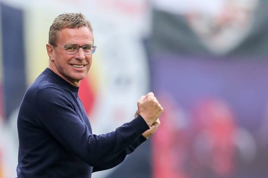 Ralf Rangnick liegt mit RB Leipzig auf dem dritten Tabellenplatz.