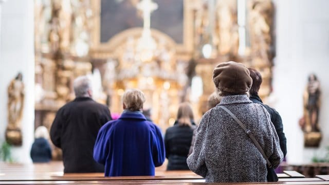 Gottesdienst im bayerischen Straubing.