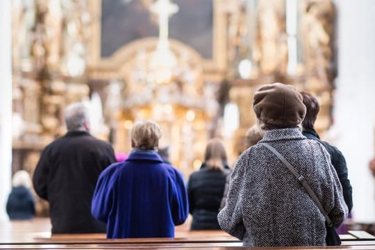 Gottesdienst im bayerischen Straubing.