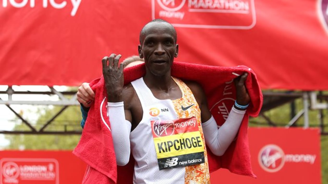Eliud Kipchoge hält den Marathon-Weltrekord.