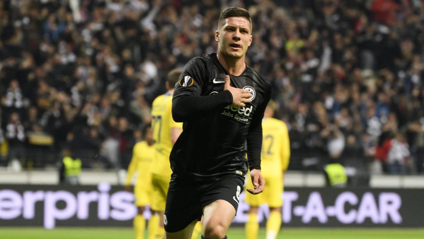 Schoss das Führungstor: Luka Jovic.