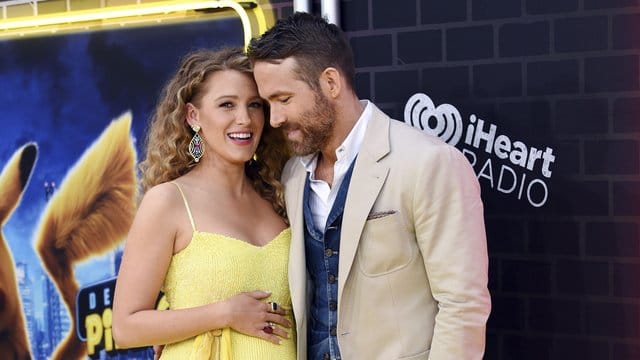 Ryan Reynolds und seine schwangere Frau Blake Lively bei der Premiere von "Pokemon: Detective Pikachu".