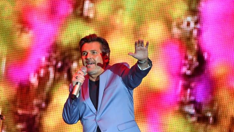 Thomas Anders beim Tourauftakt in Erfurt.
