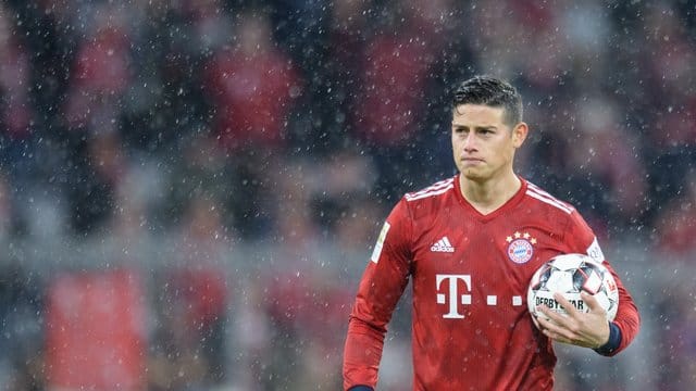 Wohl nicht mehr lange im Bayern-Trikot: James Rodríguez.