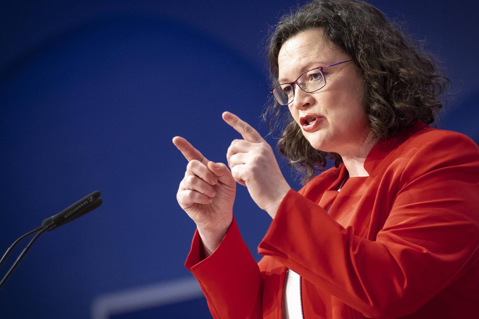 SPD-Vorsitzende Andrea Nahles: "Man kann richtige Fragen stellen und trotzdem falsche Antworten geben."