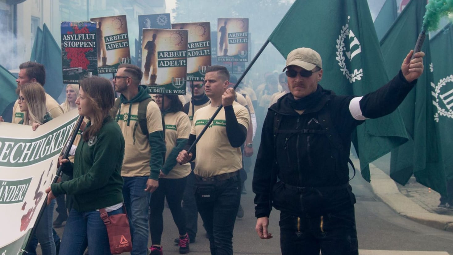 Der Neonazi-Aufmarsch im sächsischen Plauen: Seit Jahren organisieren die Rechtsextremisten diese Demos.