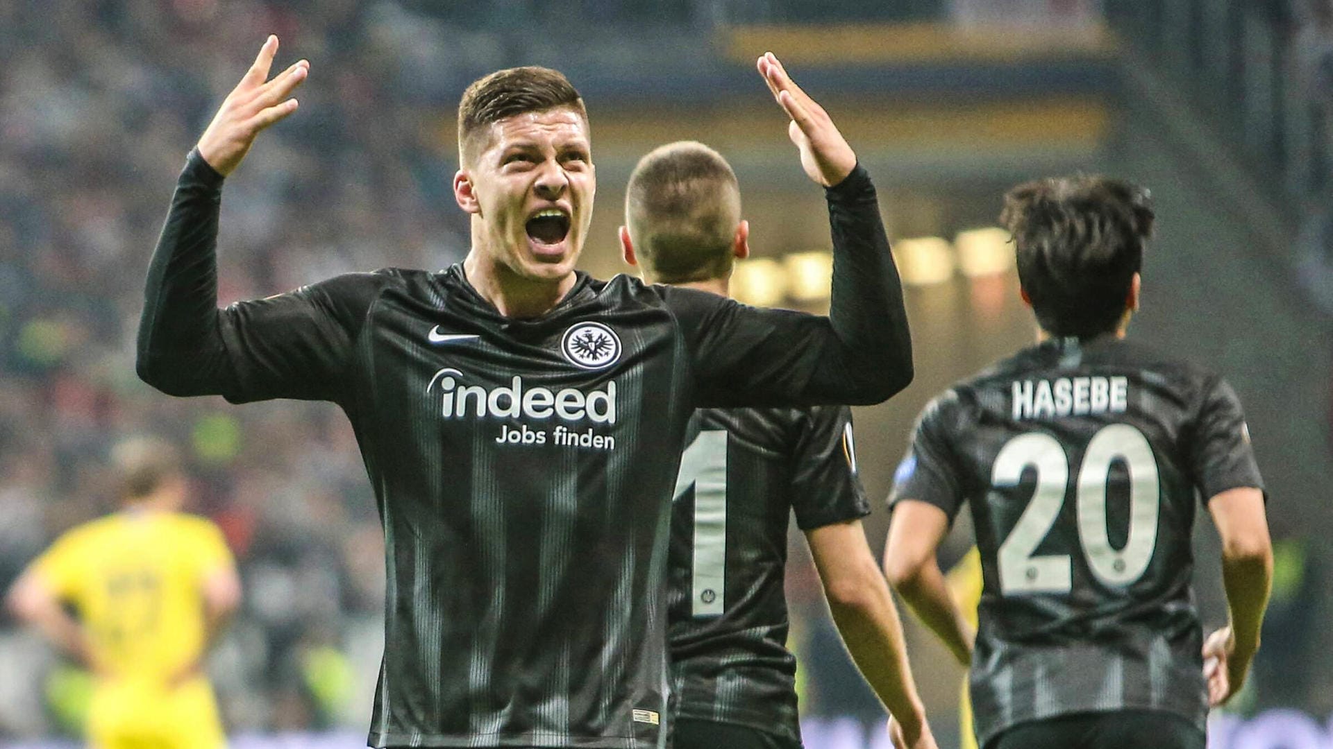 Gefragter Mann: Luka Jovic spielt aktuell noch für Eintracht Frankfurt. Im Sommer soll er nun aber scheinbar nach Spanien wechseln.