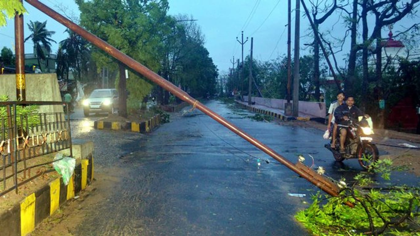 Der tropische Wirbelsturm "Fani" hat in Indien schwere Schäden hinterlassen.