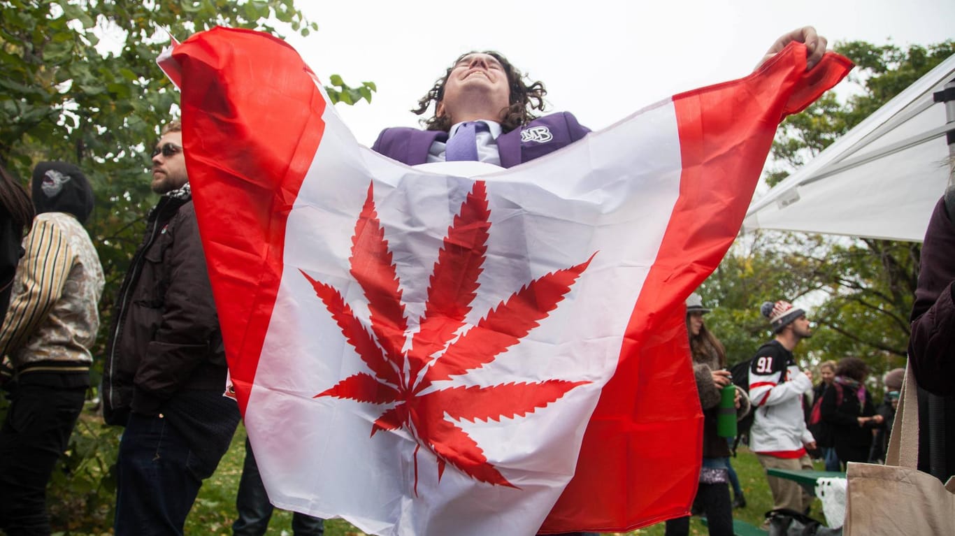 Laut einer offiziellen Studie: Seit der Legalisierung von Cannabis in Kanada im Oktober hat sich die Zahl der Erstkonsumenten fast verdoppelt. (Symbolbild)