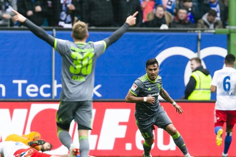 Obenauf beim HSV: FCI-Torschütze Dario Lezcano (2.