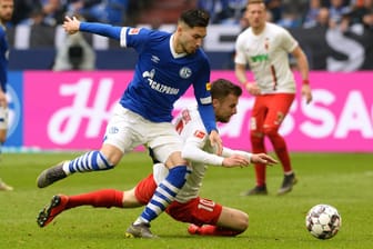 Der Aufwand blieb ohne Erfolg: Suat Serdar und der FC Schalke spielten 0:0 gegen Augsburg.