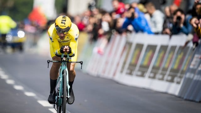 Primoz Roglic gewinnt auch das abschließende Zeitfahren der Tour de Romandie.