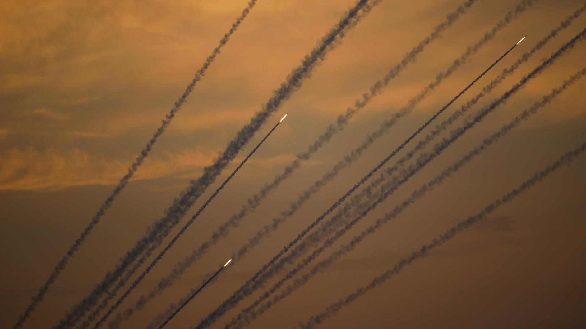 Raketen aus dem Gazastreifen: Hamas und Islamischer Dschihad greifen Israel mit Hunderten Raketen an.