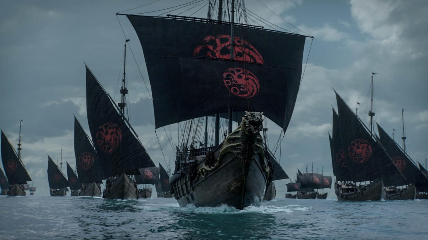 Daenerys Flotte gerät in einen Hinterhalt: mit katastrophalen Folgen.
