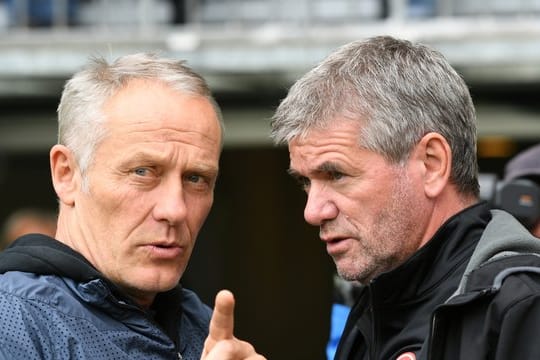 Die beiden Trainer Christian Streich und Friedhelm Funkel sind sich in ihrer Kritik am Videobeweis einig.