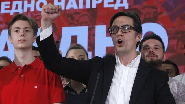 Stevo Pendarovski hat die Präsidentschaftswahlen in Nordmazedonien gewonnen.