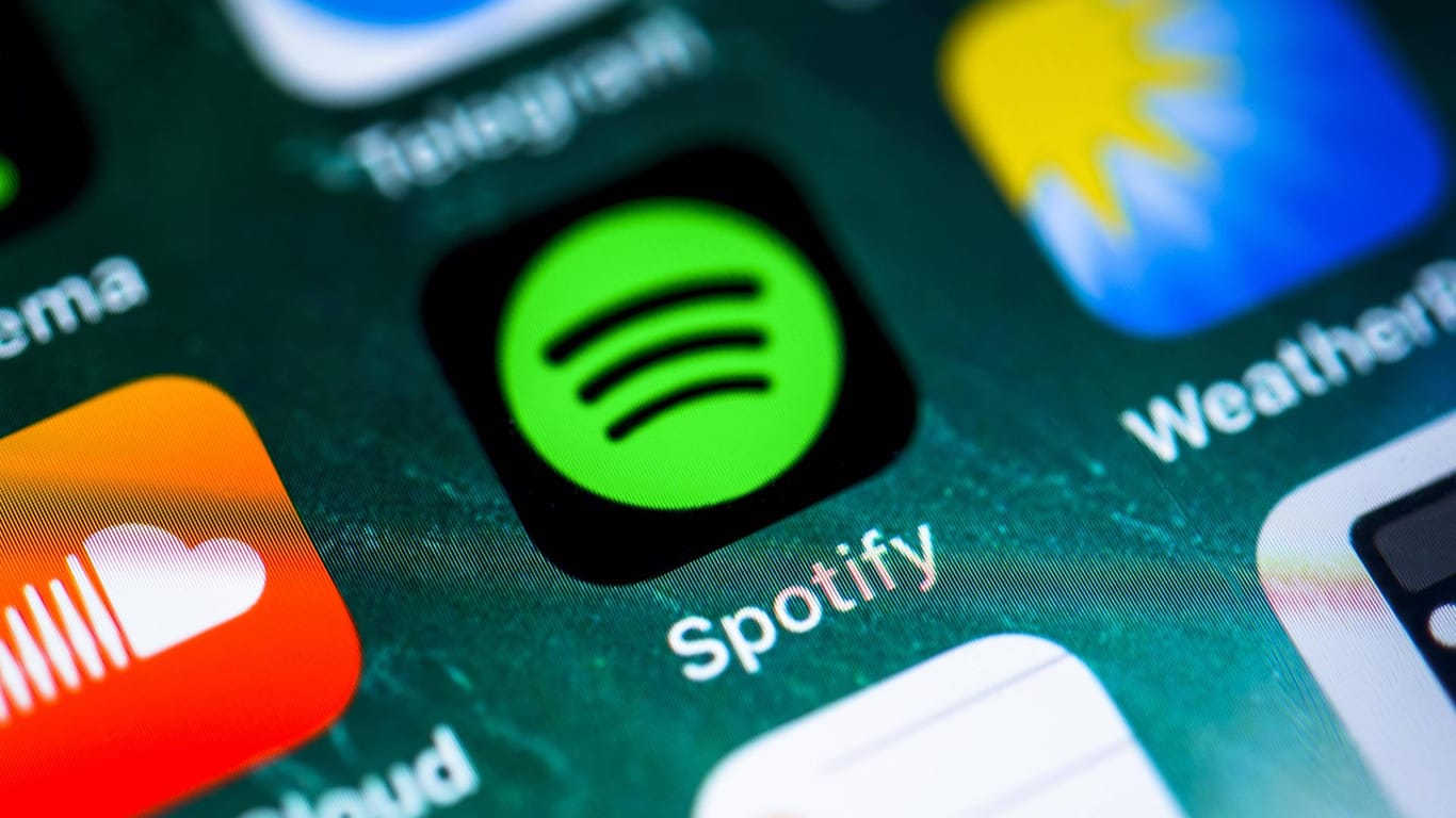 Spotify-App auf einem iPhone: Der Streamingdienst beklagt sich über die App-Gebühren bei Apple.