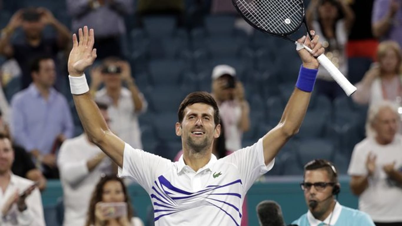 Novak Djokovic steht seit langer Zeit an der Spitze des ATP-Rankings.