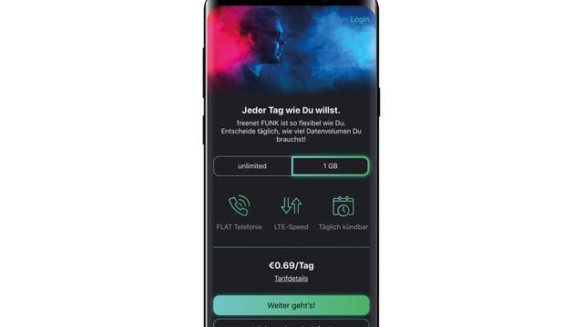 Alles läuft über die App, der Kundendienst ist nur per Whatsapp erreichbar: Das Angebot Freenet Funk ist auch beim Service radikal aufs Smartphone ausgerichtet.
