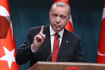 Präsident Erdogan im Wahlkampf.