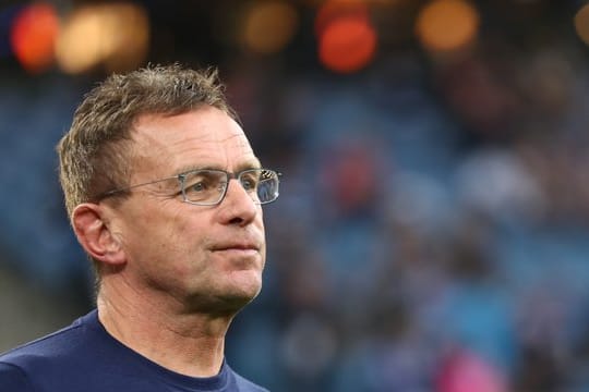 Trainer Ralf Rangnick will mit RB Leipzig gegen Bayern München die beiden kommenden Spiele gewinnen.