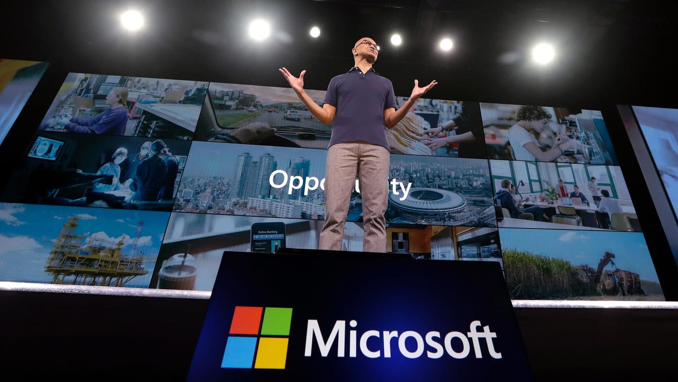Microsoft-Chef Satya Nadella: Neuheiten beim Edge-Browser.