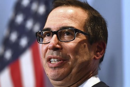 Verweigert die Herausgabe der Steuererklärungen von Donald Trump an die Demokraten: US-Finanzminister Steven Mnuchin.