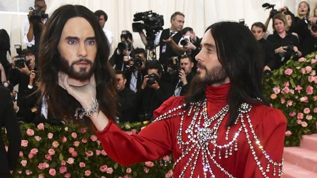 Schauspieler Jared Leto kam gleich doppelt.