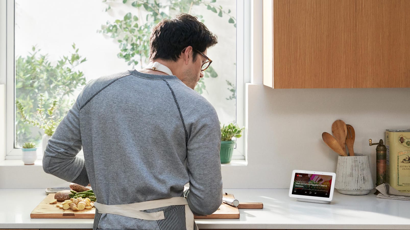 Google Nest Hub: Hilft beim Kochen mit Rezepten von REWE