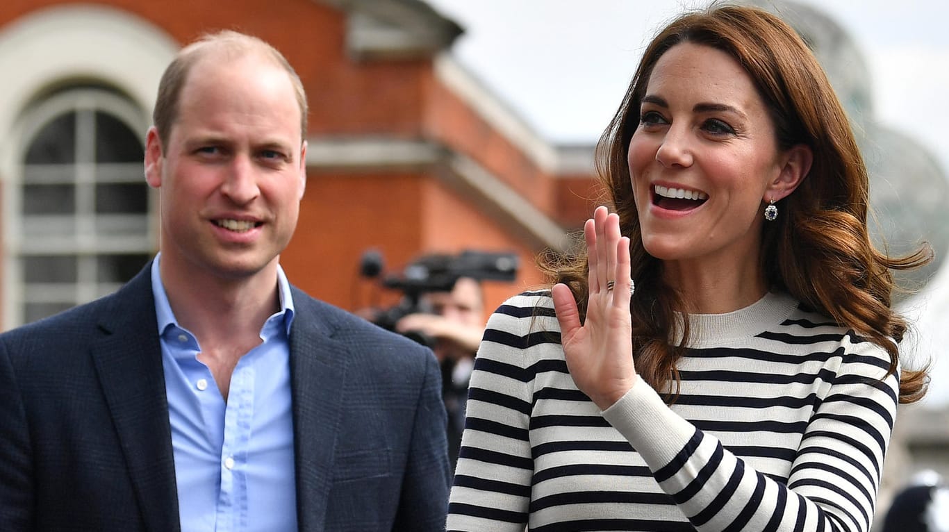 Prinz William und Herzogin Kate: Die beiden besuchten am Dienstag einen Regatta-Club in London.