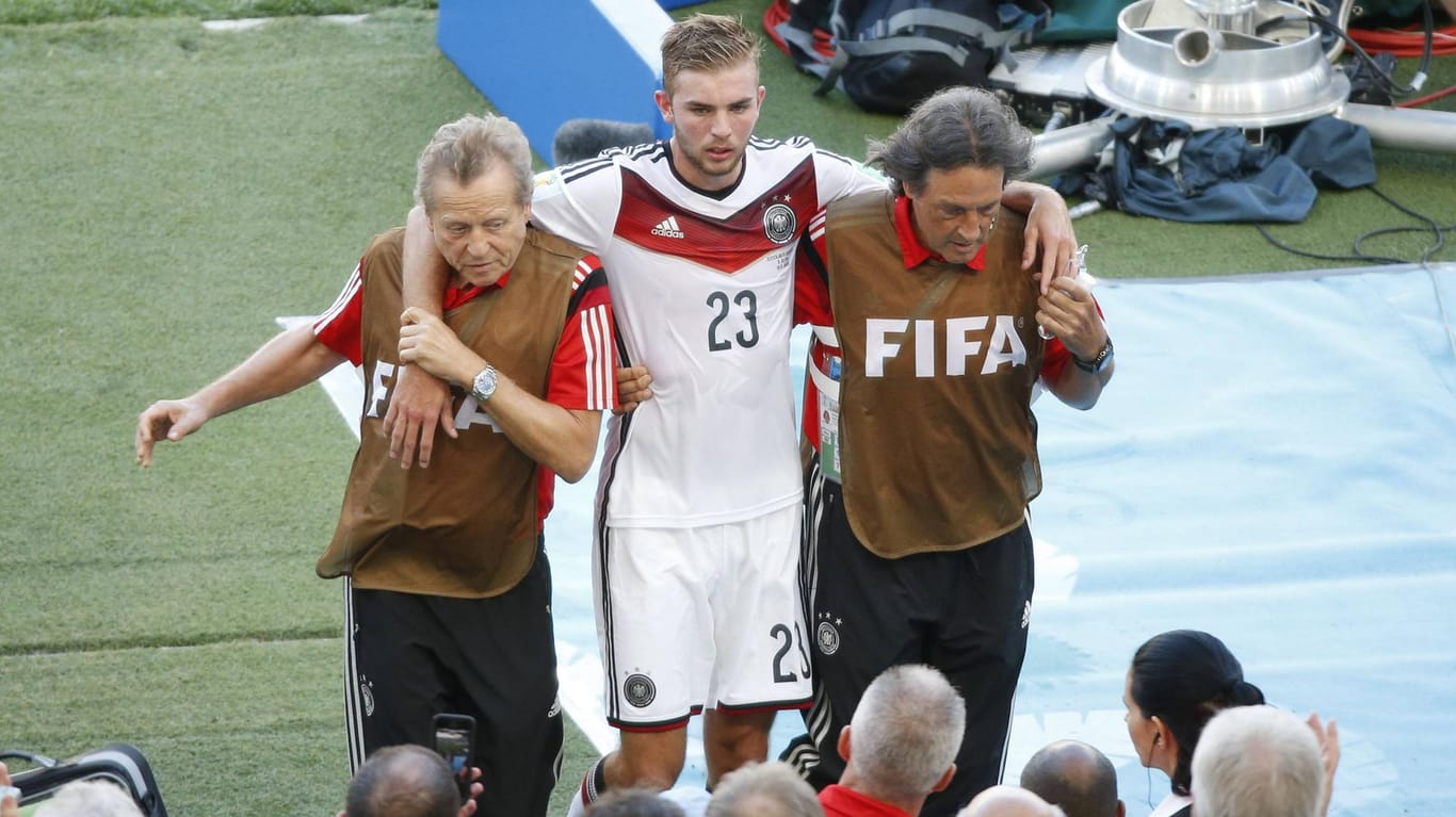 Unvergessen: Das vorzeitige Ende des WM-Finals 2014 für Christoph Kramer.