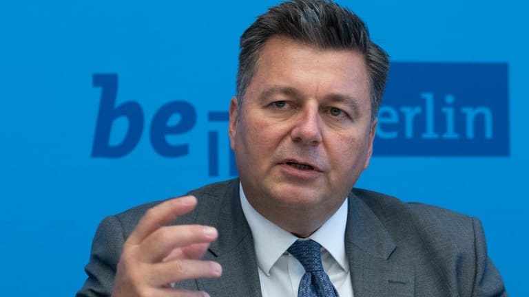 Innensenator Andreas Geisel (SPD): Er stellte den Verfassungsschutzbericht des Landes vor.
