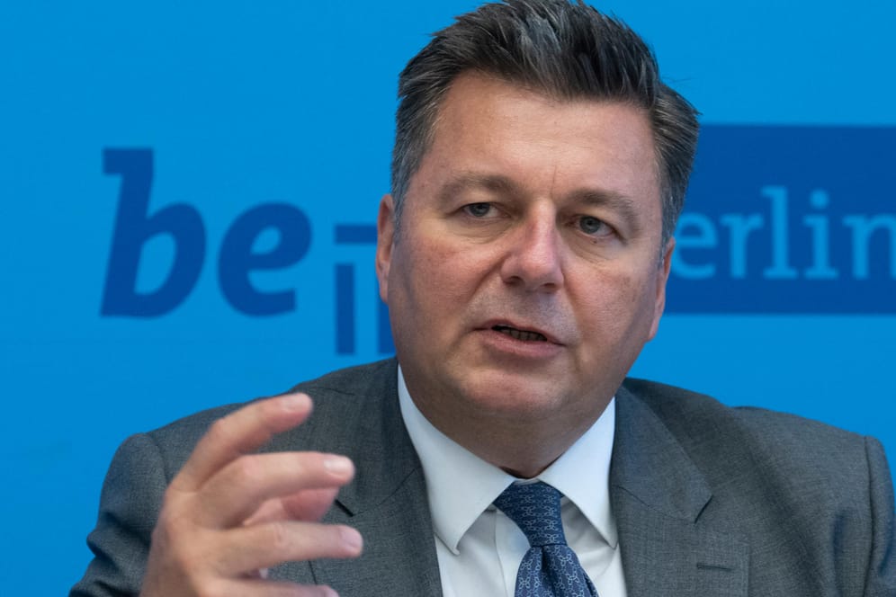 Innensenator Andreas Geisel (SPD): Er stellte den Verfassungsschutzbericht des Landes vor.