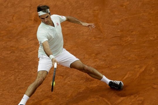 Roger Federer spielte erstmals seit drei Jahren wieder auf Sand.